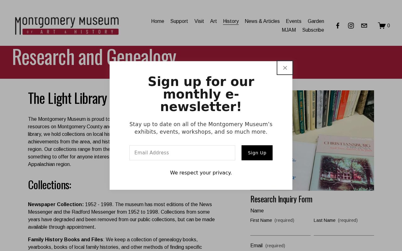 Blacksburg city directory companion research at Montgomery Museum Light Library