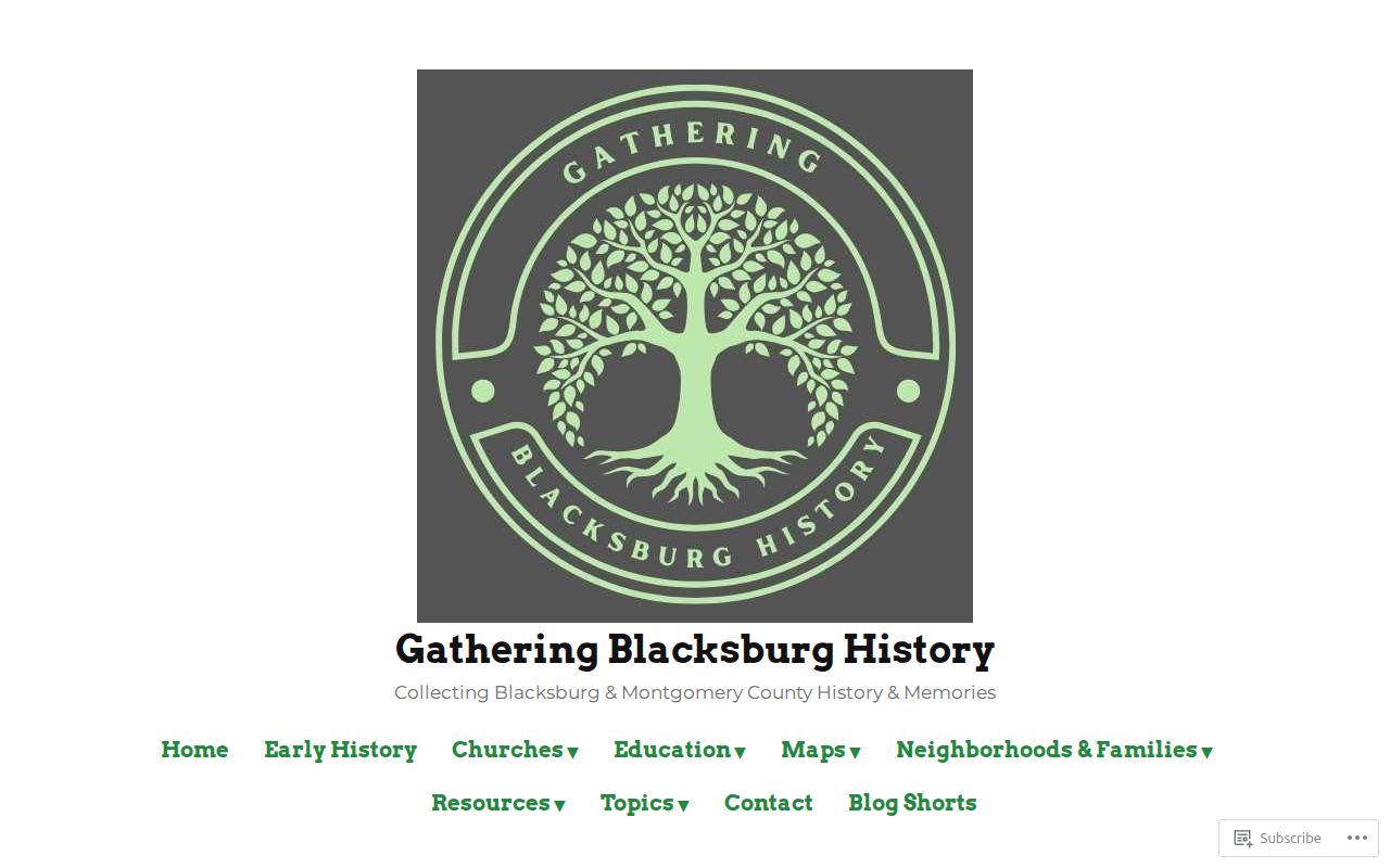 Blacksburg neighbors neighborhood history and map context